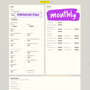 Premium Cost of Lost Time Calculator- Monthly Subscription